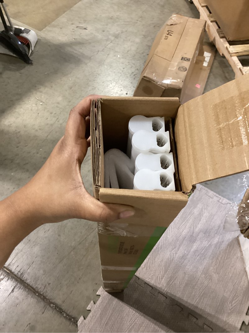 Condition photo showing Good Condition for (4 pack) 4ft t5 led shop light,6500k,20w,2300lm(super bright white) linkable led integrated fixture,garage ceiling and cabinet light,strip light,corded electric with on/off switch