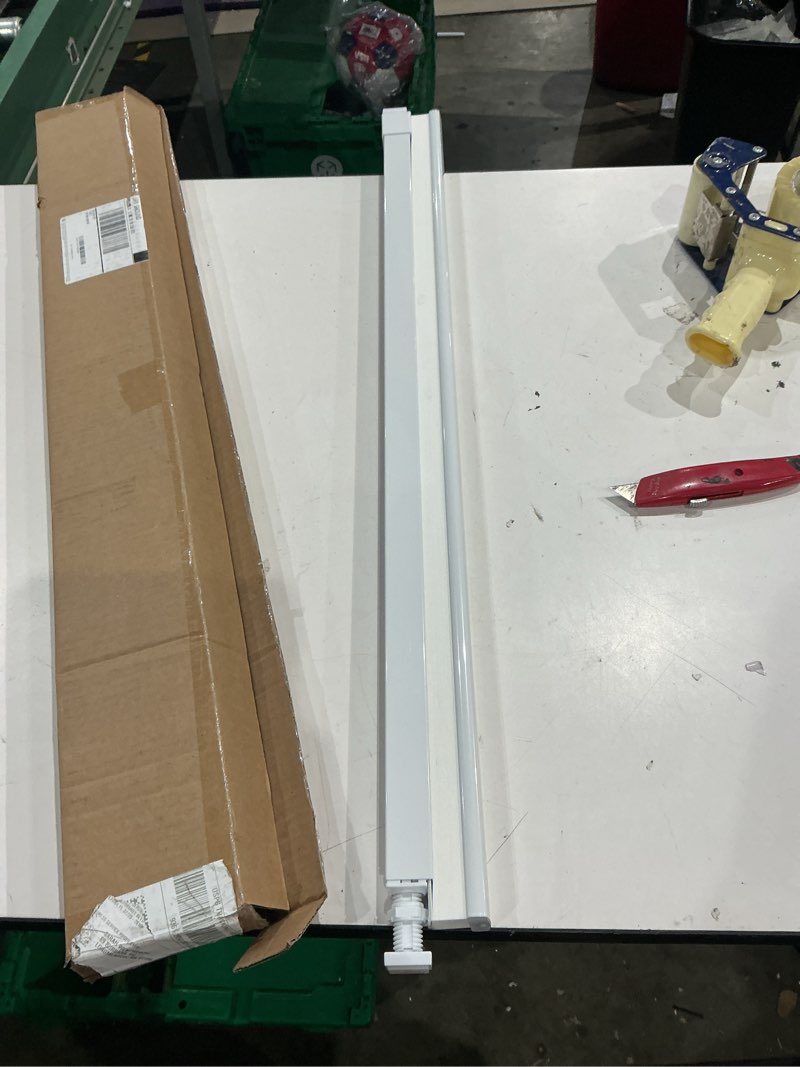 Condition photo showing As Is for lazblinds cordless cellular shades, no tools no drill light filtering honeycomb shades pleated blinds for windows, 33'' w x 36'' h, white light filtering-white 33'' w × 36'' h