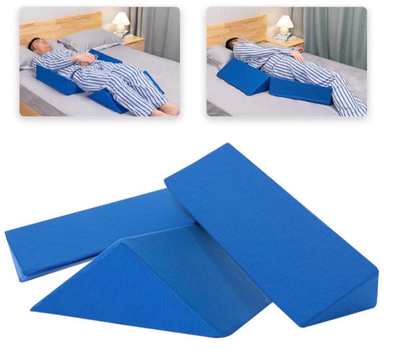 positioning wedge pillow for side sleeping