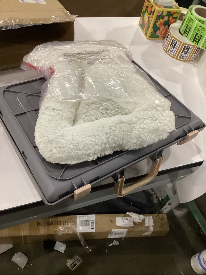 Condition photo showing New/Like New for SportPet Designs Foldable Travel Cat Carrier - Front Door Plastic Collapsible Carrier Collection, Waterproof Bed