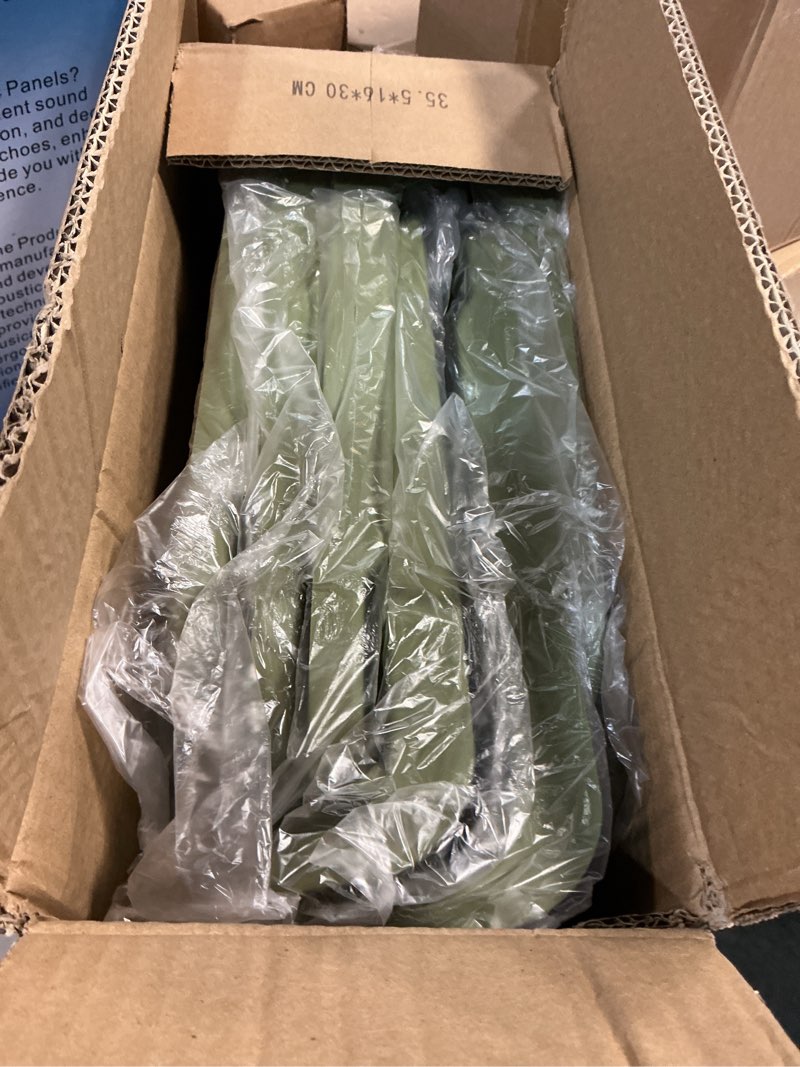 Condition photo showing New/Like New for Retro Rattan Vertical Shoe Rack, Free Standing Shoe Storage Cabinet, Small Shoe Rack, Storage Rack, Suitable for Small Spaces and Narrow Spaces (Green, 6-Tier) Green 6-Tier