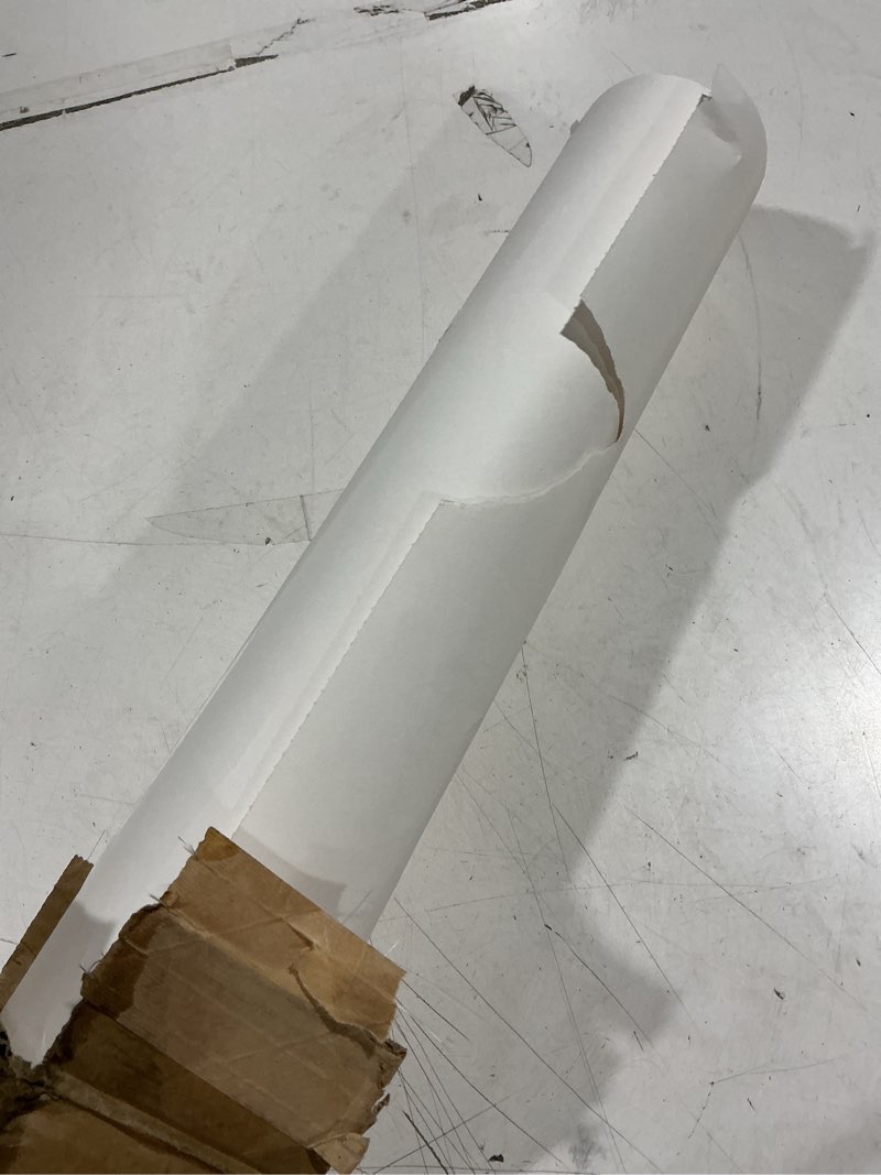Condition photo showing As Is for huamei seamless photography background paper, photo backdrop paper (4.4x16 feet, arctic white) 53''x16' artic white