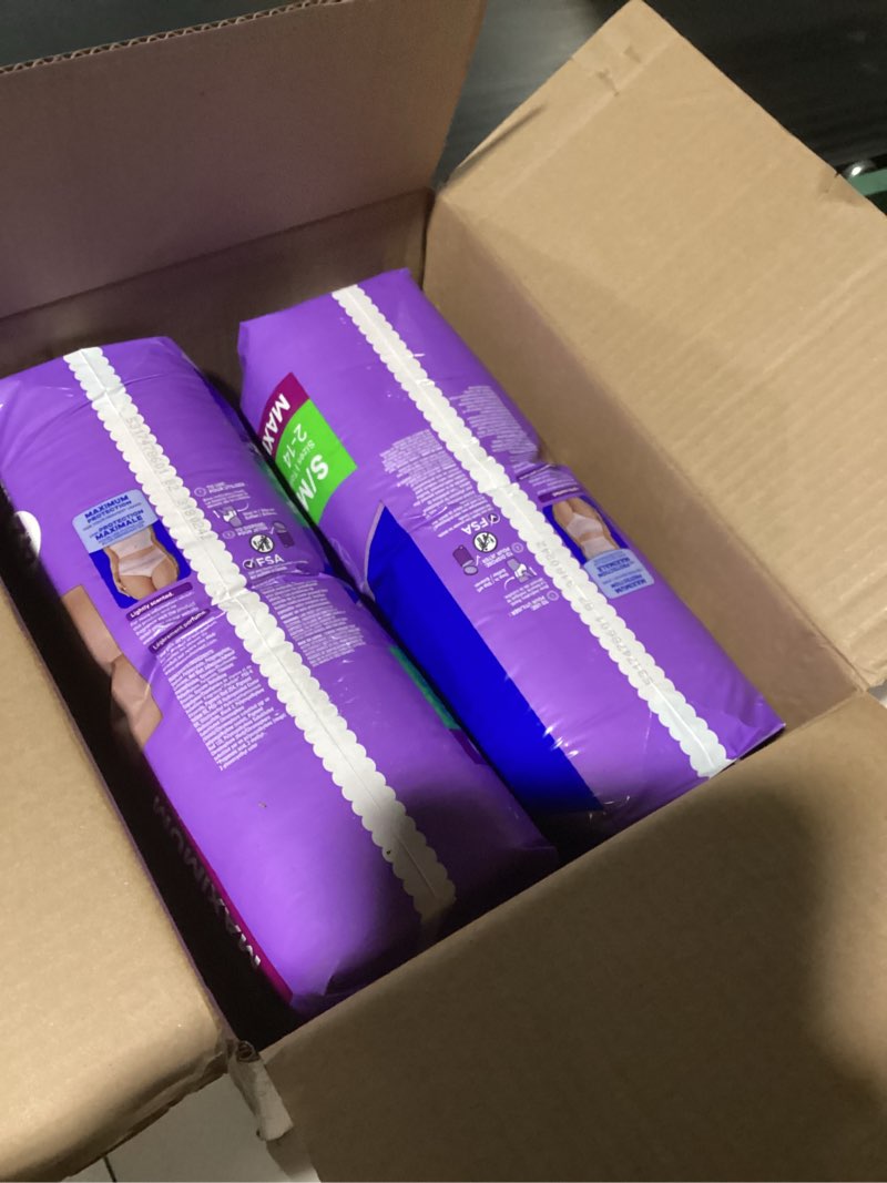 Condition photo showing New/Like New for Always Discreet Adult Incontinence Underwear for Women and Postpartum Underwear, S/M, Up to 100% Bladder Leak Protection, 84 Count (Packaging May Vary)