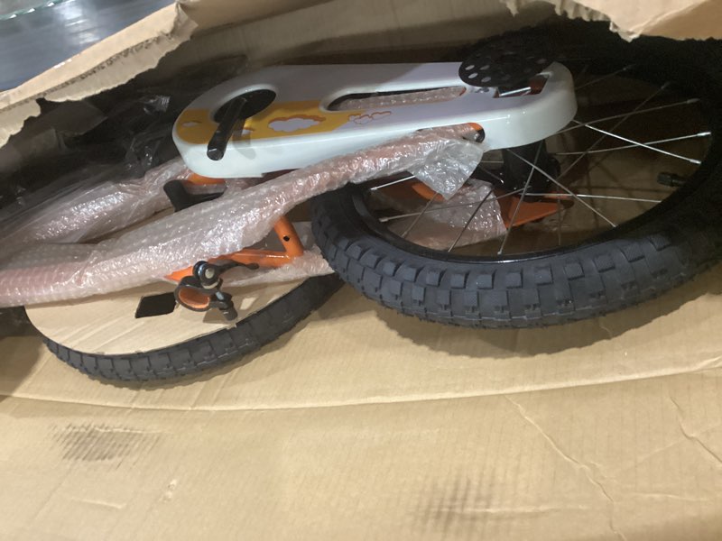 Condition photo showing As Is for Kid bike orange