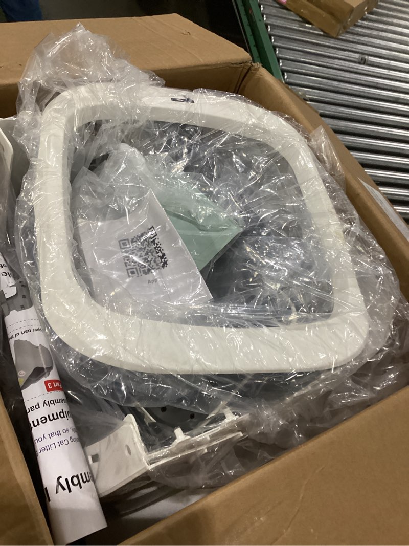 Condition photo showing As Is for Automatic Cat Litter Box Self Cleaning - APP Control and Weight Monitoring - Ultra-Quiet, Suitable for Medium Cats and Kittens, Safe Anti-Pinch Litter Box (Assembly Required) - White