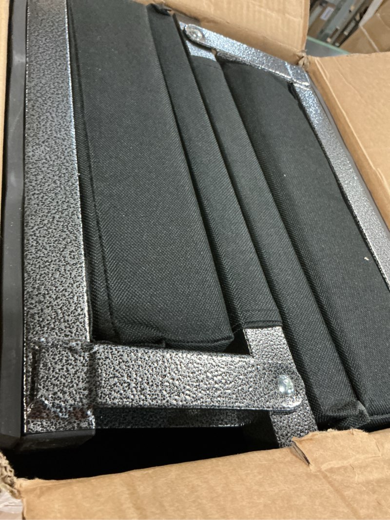 Condition photo showing Good Condition for sport beats stadium seats with back support bleacher chairs with back and cushion thick padded bleacher seats includes shoulder strap black 2pcs regular - 17" w x 12" d x 16.5" h