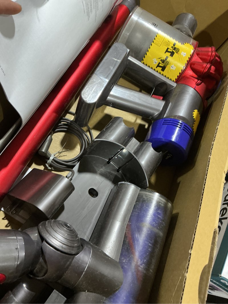 Condition photo showing As Is for Dyson V8 Plus Cordless Vacuum, Cleans Hard Floors and Carpets, Detangles, Converts to Handheld, 115AW, 2 Power Modes, Up to 40 Minutes¹