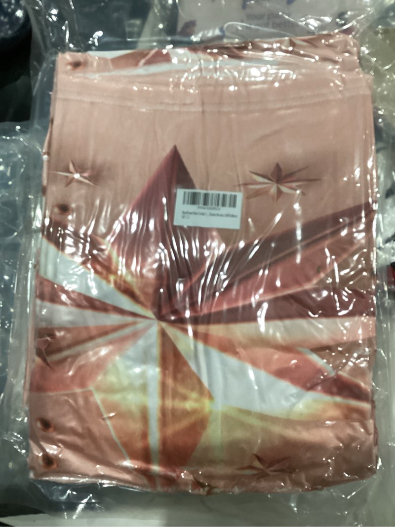 Condition photo showing New/Like New for Rose Gold Christmas Vintage Border Soft Throw Blanket,White Merry Christmas Warm Lightweight Blanket Washable Bed Throws for Adult Sofa Bed Bedroom Living Room Dorm Room,150X100cm