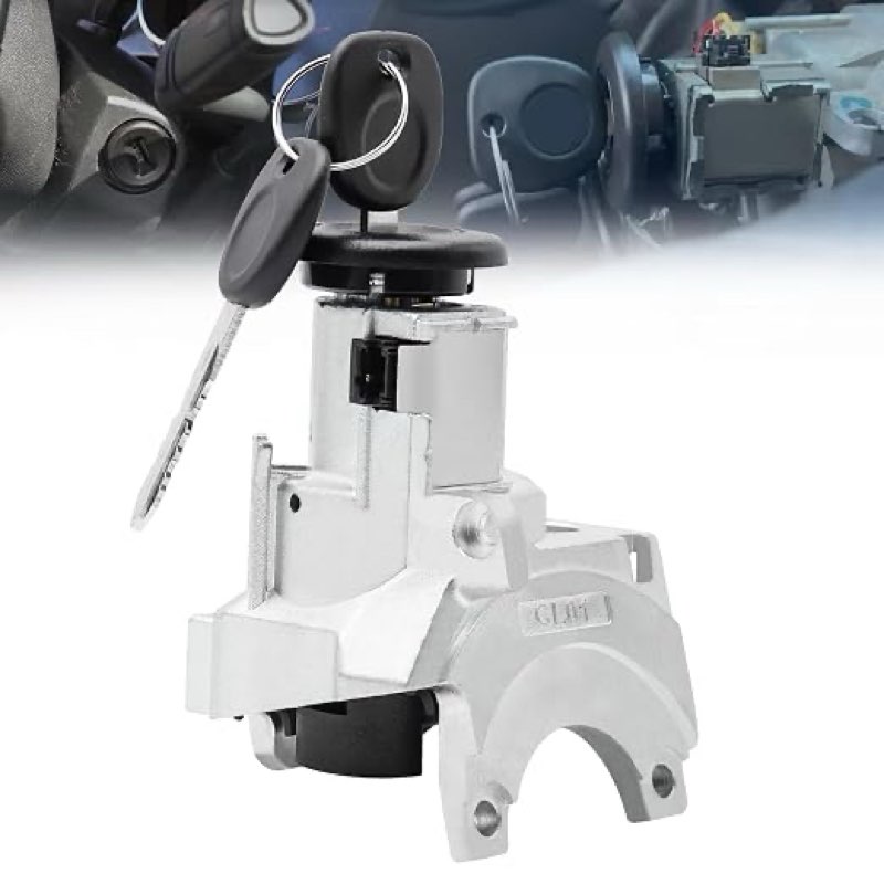ignition lock cylinder switch and housing assembly compatible with 1998-2002 chevy gmc cadillac mode