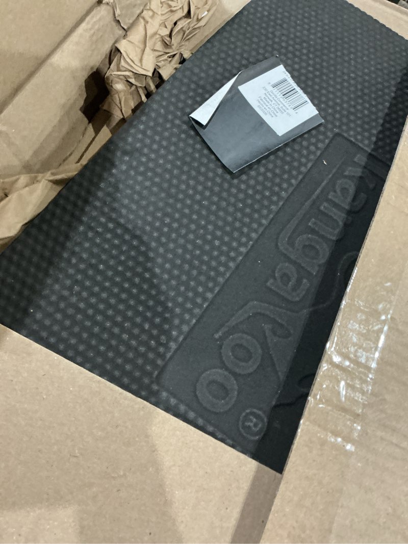 Condition photo showing Good Condition for kangaroo thick ergonomic anti fatigue cushioned kitchen floor mats, standing office desk mat, waterproof scratch resistant topside, supportive all day comfort padded foam rugs, 17x24, brown