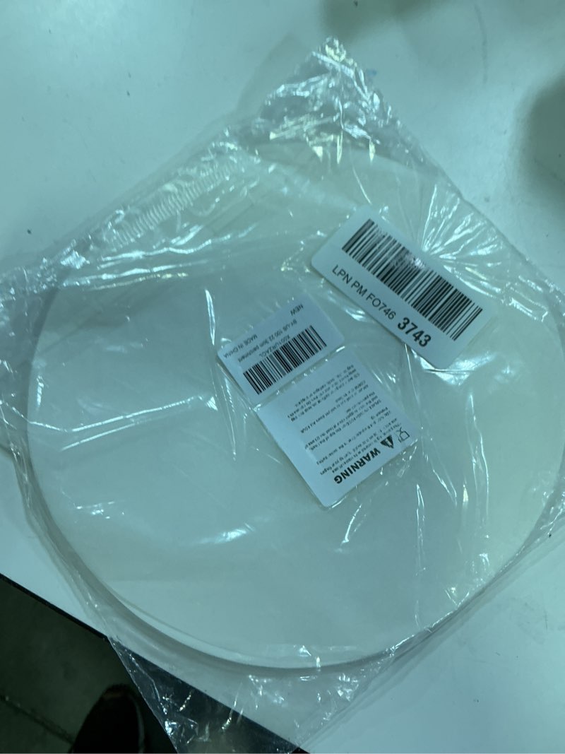 Condition photo showing As Is for (incomplete)baking parchment circles, 9 inch non stick round parchment paper for springform cake tin, toaster oven, microwave and so on 9inch-100pcs white