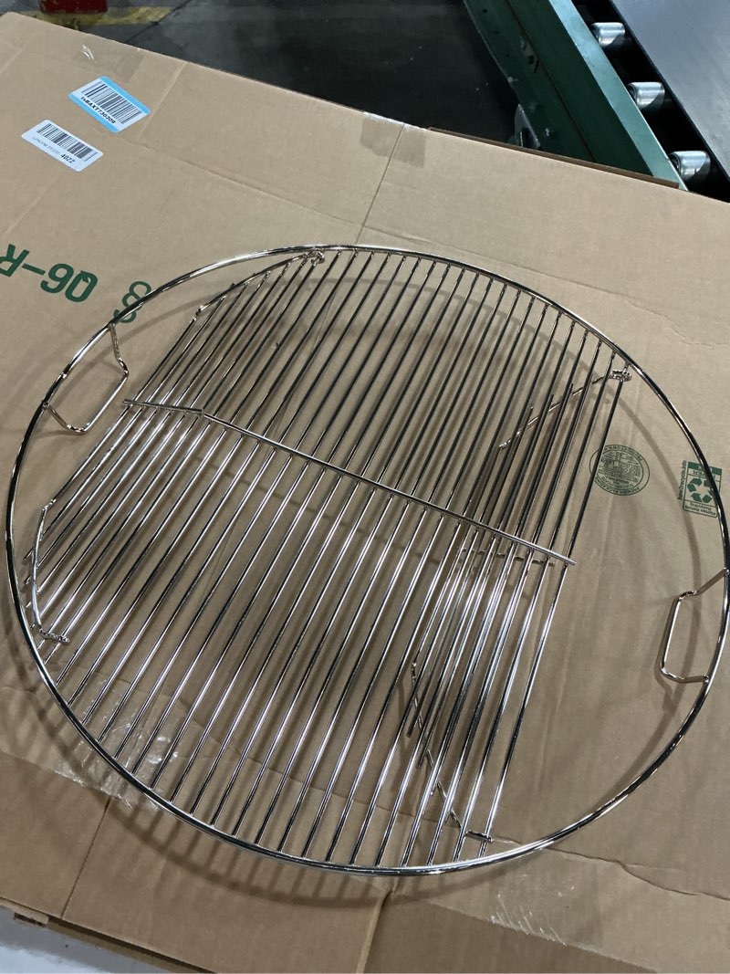 Condition photo showing Good Condition for Weber Hinged Cooking Grate Stainless Steel, 22"