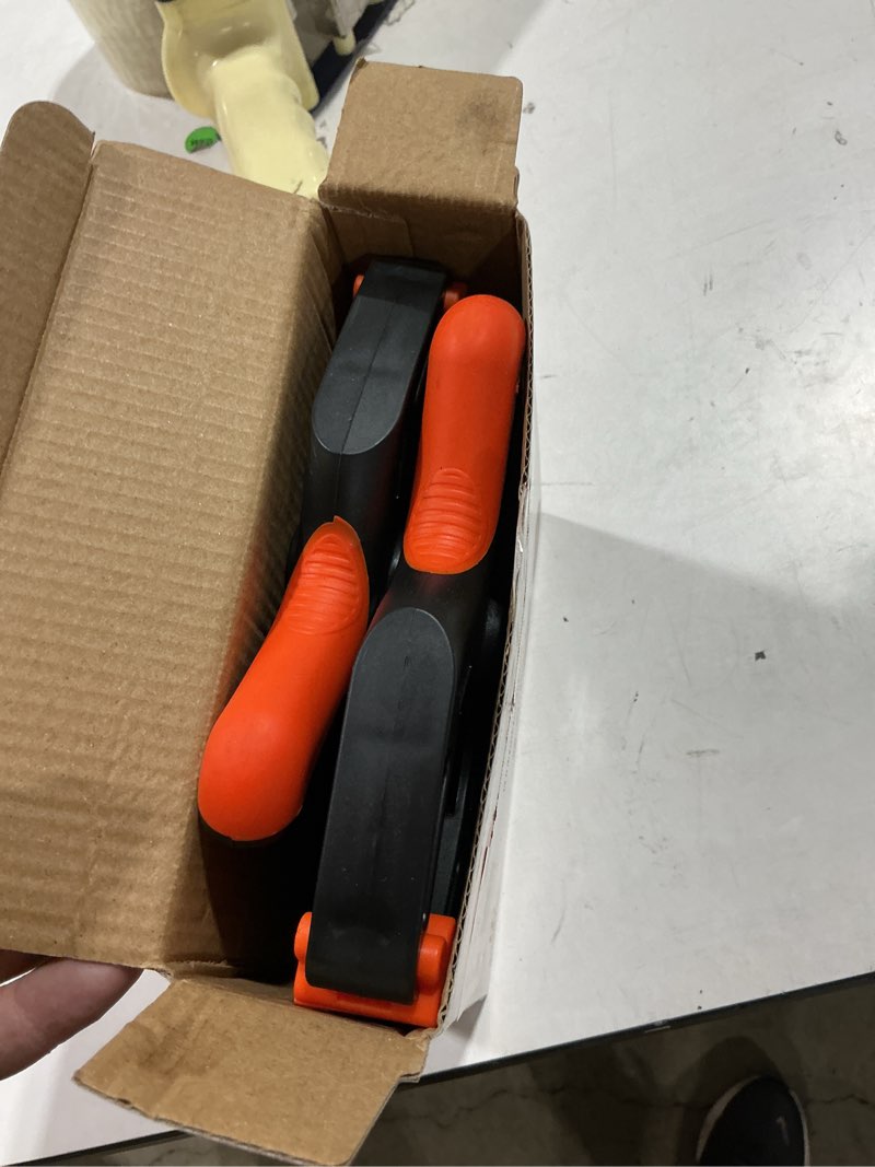 Condition photo showing Good Condition for 4 pack spring clamps heavy duty, 6 inch wodworking plastic clamps for crafts and pool cover clips with 3 inch jaw opening for cover holding and wood gluing 6 inch pack of 4