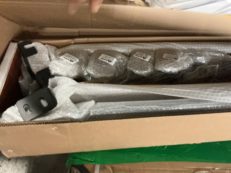 Condition photo showing Good Condition for running boards compatible with chevy silverado gmc sierra crew cab 2019-2026 1500, 2020-2026 2500hd 3500hd, two-stair side steps rail drop nerf bars carbon steel (excl 2019 1500 ld/limited) crew cab 19-25 silverado