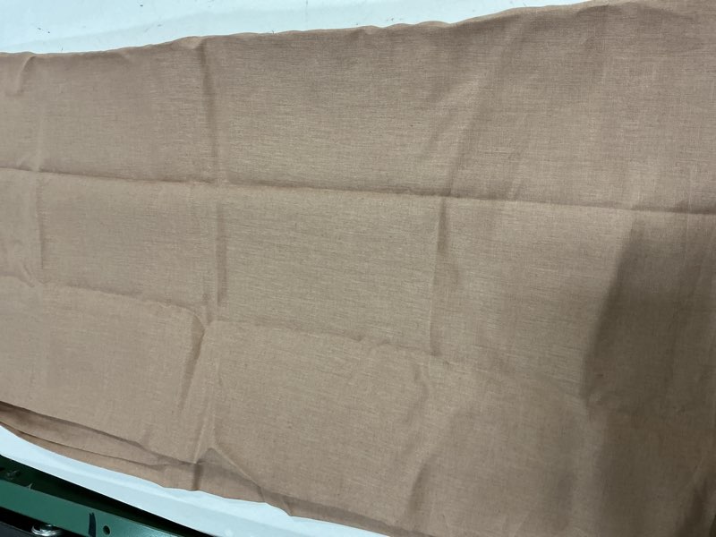Condition photo showing Good Condition for quince, european linen shower curtain curtain 72”x72” (one-panel) rosewood