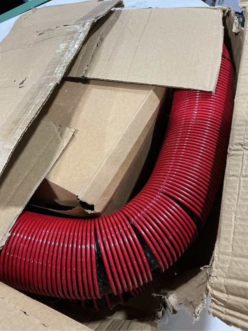 Condition photo showing As Is for 20ft rv sewer hose kit: heavy duty camper waste hose with leak-proof swivel fittings, 90° clear elbow, 4-in-1 adapter, tpe tech for crush-proof and uv-resistant