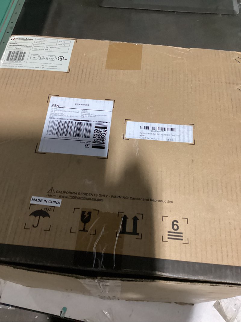 Condition photo showing Good Condition for thermomate mini tank water heater electric, 4 gallons small under sink water heater for point of use instant hot water 110v 120v, wall or floor mounted, ul listed es400