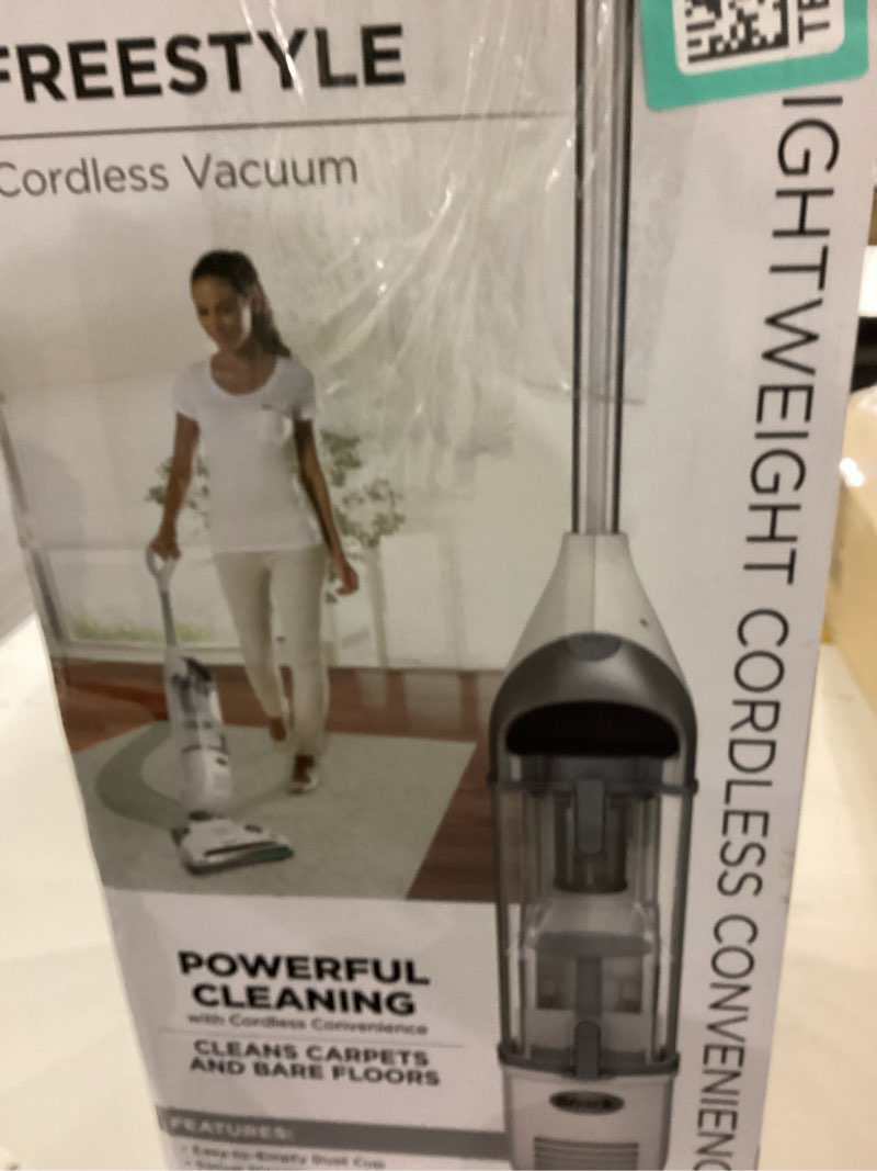 Condition photo showing As Is for Shark IZ462H Vertex Ultra Lightweight Cordless Stick Vacuum with DuoClean PowerFins, Crevice, Pet Multi-Tool, Anti-Allergen, Brush, Removable Handheld, Flex, 60 min Runtime, Blue, MultiFLEX Vertex FlexPro (60 min)