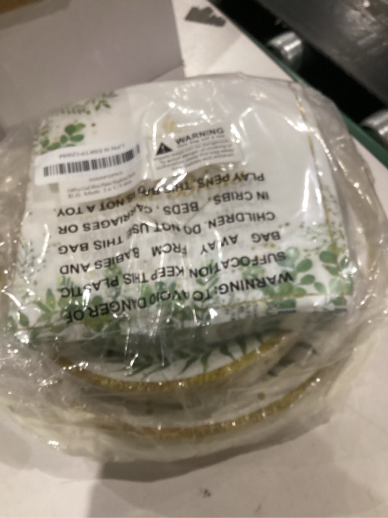 Condition photo showing Good Condition for 150pcs god bless baptism paper plates and napkins first holy communion party plates disposable boy girl for first communion christening god bless baptism party decorations,party supplies,serve 50