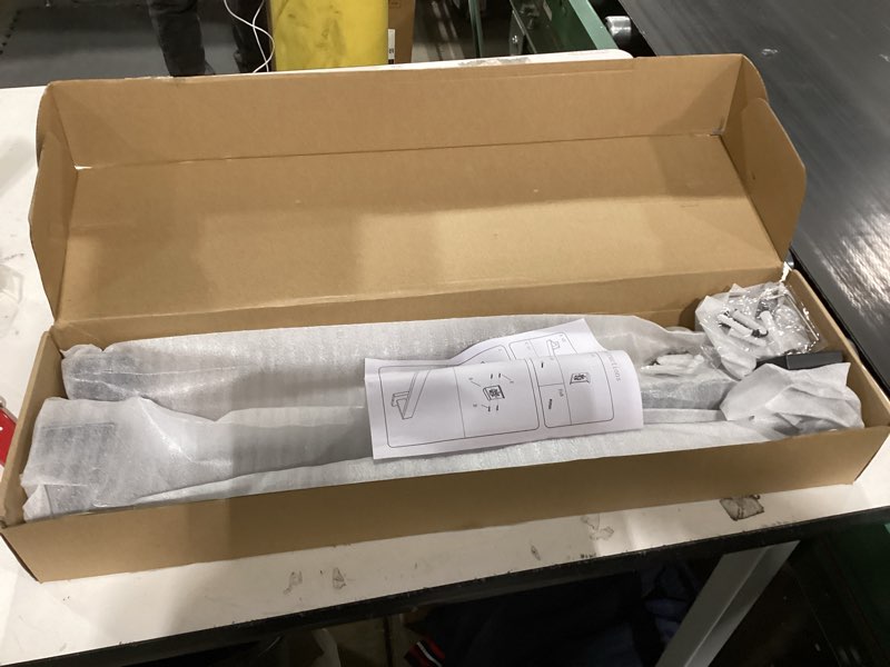 Condition photo showing Good Condition for Bathroom Towel Bar,24 Inch Towel Racks for Bathroom Wall Mounted,Stainless Steel Towel Rail Hanger for Wall,Matte Black Towel Holder for Wall, Kitchen(2 Pack) Black-2 Pack 24 Inch