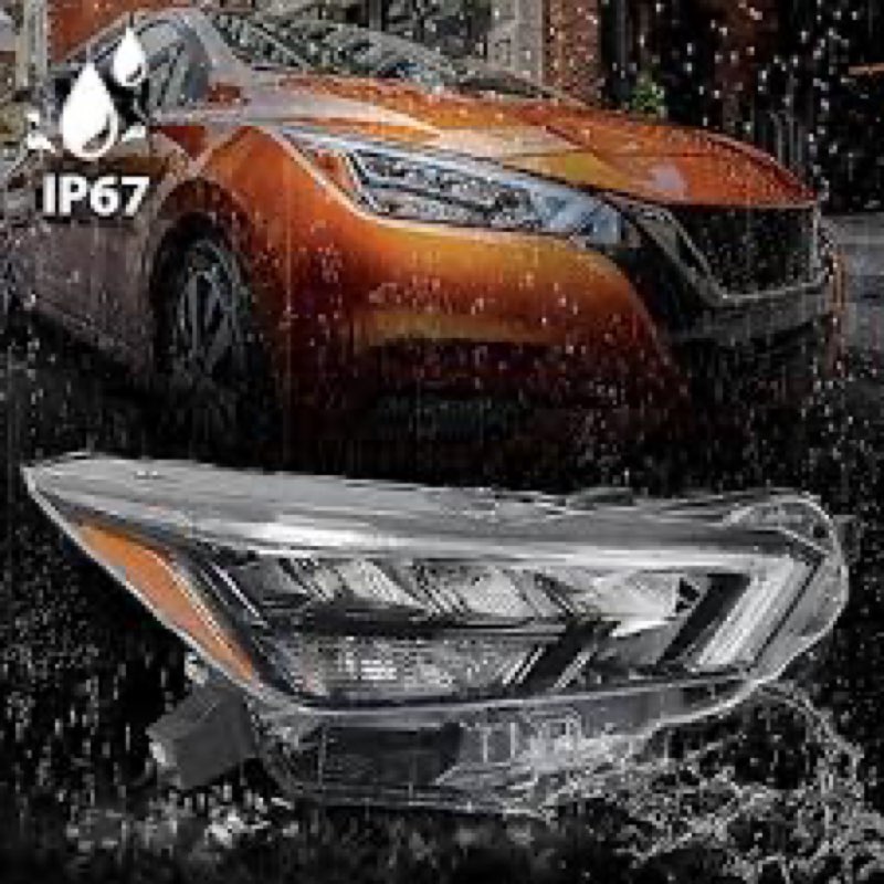 huray led headlight assembly fit for nissan versa 2020 2021 2022 rh oe factory projector headlamp re