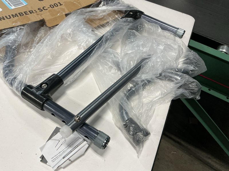 Condition photo showing As Is for easace stair climbing assist cane,adjustable stair cane for walk up and down stairs,elderly stair lift assist devices for senior walkers