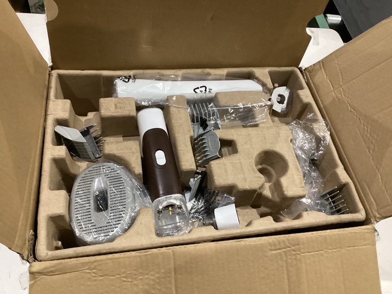 Condition photo showing Good Condition for Dog Grooming Vacuum, Dog Grooming Kit with Pet Clipper Nail Grinder, 6 Pet Grooming Tools (Mushroom)