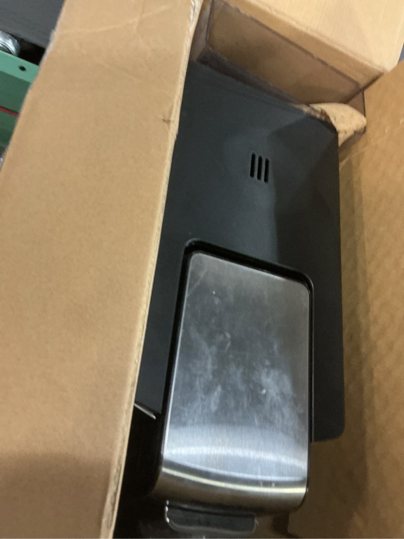 Condition photo showing As Is for Hamilton Beach FlexBrew Advanced 5-in-1 Programmable 12 Cup Drip and Single Serve Hot & Iced Coffee Maker with Movable 60 oz. Water Reservoir, Use Pod Packs and Grounds, Fast Brewing, Black (49924)