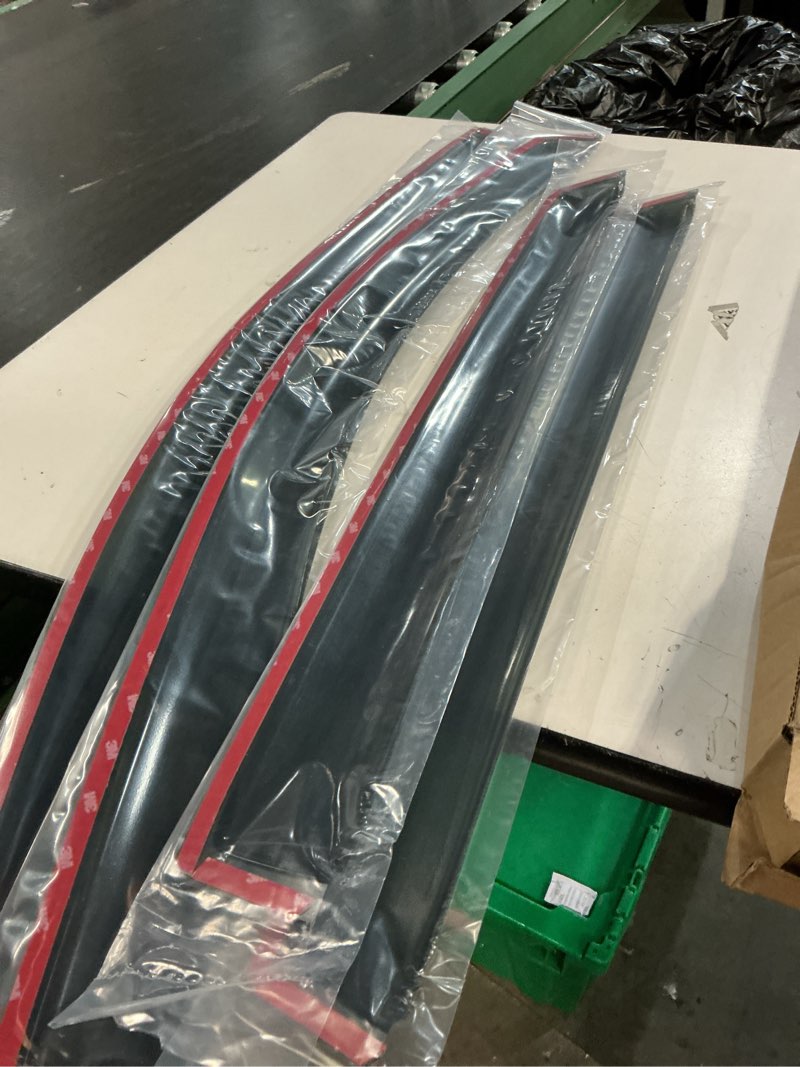 Condition photo showing Good Condition for 4pcs front+rear smoke tint sun/rain guard outside mount tape-on vent window visors compatible with 07-13 mdx 2007-2013 mdx