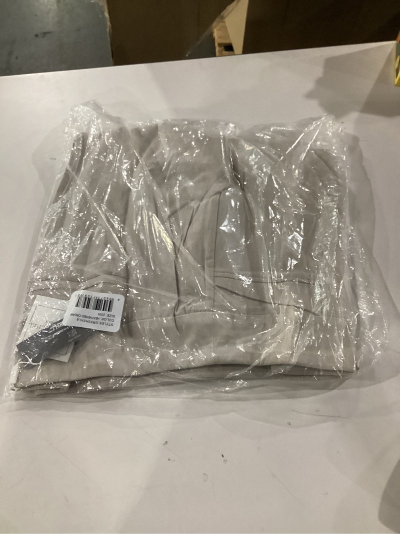 Condition photo showing New/Like New for Zac & Rachel Womens Pull-on Slim Leg Crop Pant 20 Plus Heathered Cream