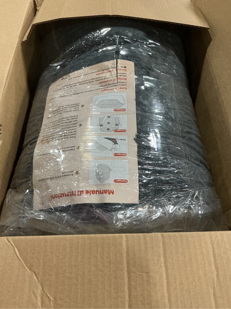 Condition photo showing Good Condition for INVENHO X-Large Dog Bed for Large, Medium, Small Dogs - Rectangle, Washable, Orthopedic, Soft Calming Sleeping Puppy Bed - Durable Pet Cuddler with Anti-Slip Bottom - XL (35"x25"x10") XL(35"x 25"x 9") Grey