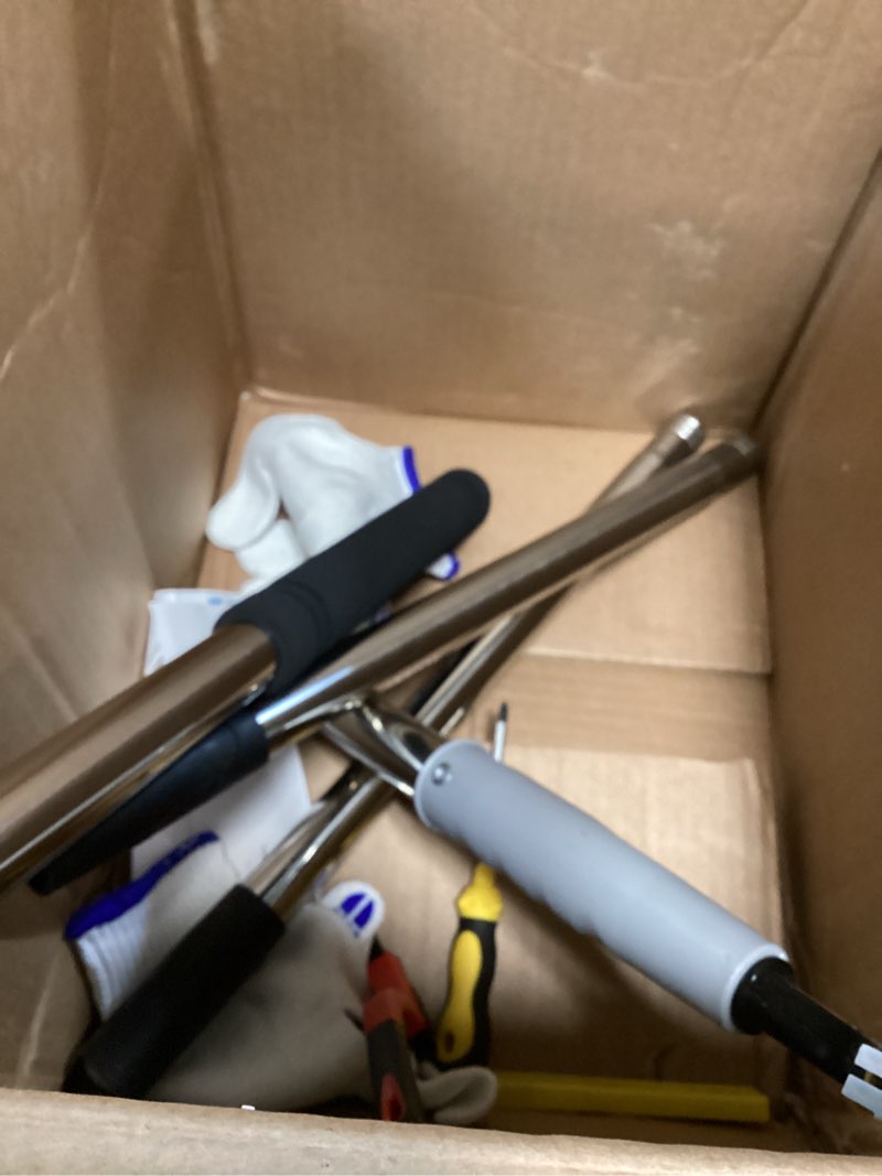 Condition photo showing Good Condition for floor scraper heavy duty long handle,61in 4"razor blade floor scraper adjustable with 10pcs extra metal blades paint scraper for cleaning stickers gum glass wall tile linoleum stove top 000