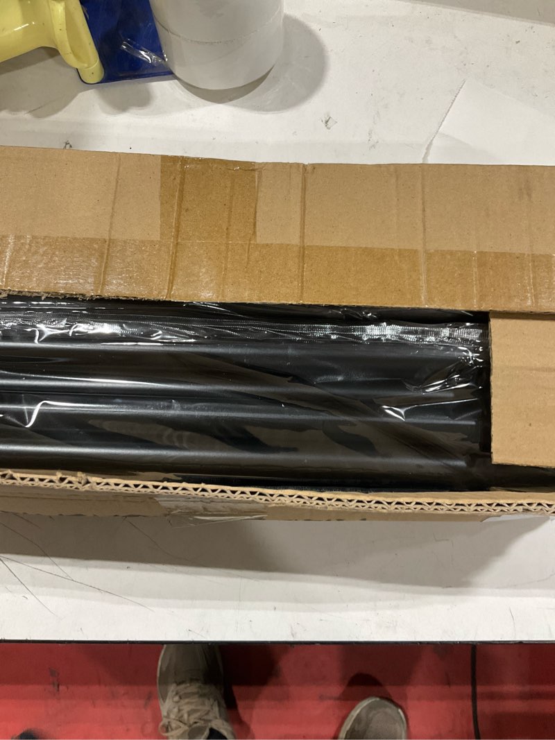 Condition photo showing Good Condition for wellsign over the table rod stand with clamps adjustable 31"-110" length 31"-64" height, table balloon arch stand for wedding valentine engagement party, black table arch frame hanging decor rod
