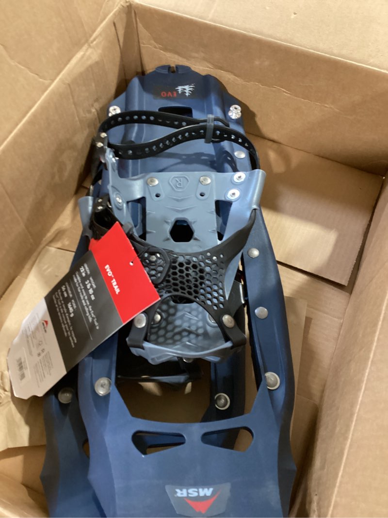 Condition photo showing Good Condition for msr evo trail snowshoes, 22 inch pair, midnight