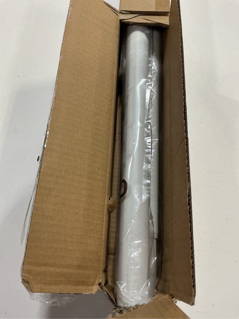 Condition photo showing Good Condition for ALLZONE Tension Curtain Rod for Window, 83-123 Inches, Heavy Duty Curtain Rods No Drilling, Non-Slip Bathroom Shower Tension Rod, Renter Friendly, Adjustable, Spring Loaded, Extra Long, White White 83-123 Inches