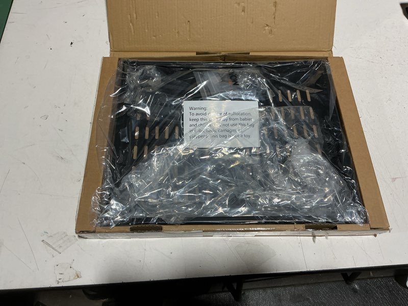 Condition photo showing New/Like New for tecmojo 1u 4-post vented server rack mount shelf,13.8in deep with adjustable depth 13.8-23.6inch,supports to 242 lbs,universal tray for 19 inch av/network equipment rack,black