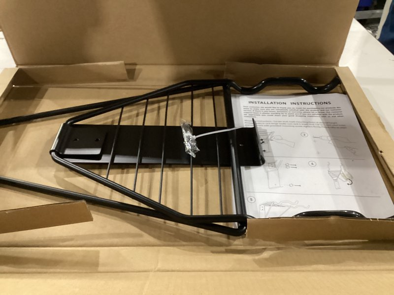 Condition photo showing New/Like New for WALMANN Wall Mounted Horizontal Bike Rack, Foldable Space Saving Bicycle Storage Solution for 2 Bikes, Indoor Bike Storage for Garage