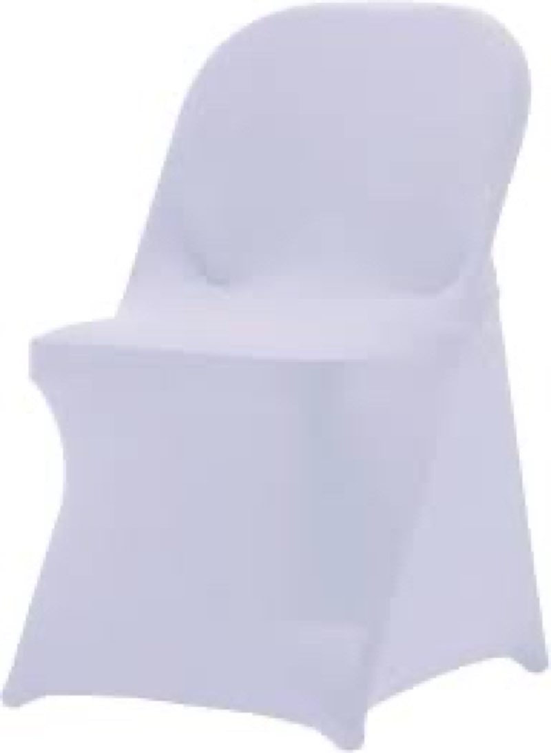 Craft And Party 100 Pack White Spandex Chair Covers – Stretch Polyester Slipcovers for Wedding, Banq