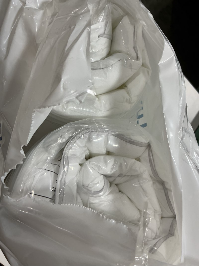 Condition photo showing New/Like New for CozyLux Pillows King Size Set of 2, Hotel Quality Bed Pillows for Sleeping 2 Pack, Cooling Pillows for Side Back and Stomach Sleepers, Down Alternative Luxury Soft Supportive Fluffy Pillows (19x34) King - 19" x 34" (Pack of 2) White