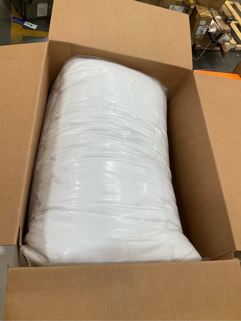 Condition photo showing Good Condition for sopat queen size mattress topper, extra thick pillow top, soft down alternative fill, deep pocket mattress pad, 60x80 in, white, machine washable white color queen