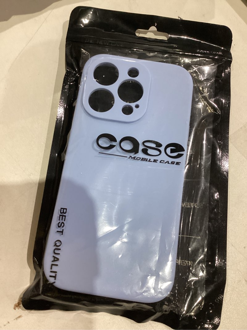 Condition photo showing New/Like New for Ktele Compatible with iPhone 14 Pro Case, Silicone Upgraded [Camera Protection] [Soft Microfiber Lining] Full Covered Slim Gel Rubber Case for iPhone 14 Pro 6.1 inch (Light Blue) iPhone 14 Pro 6.1inch Light Blue