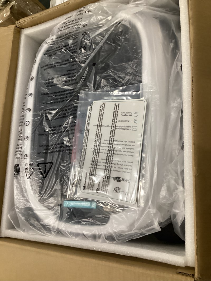 Condition photo showing New/Like New for [2026 new] pleco sk01 solar pool skimmer robot with app, obsidian & ivory | auto surface cleaning, 24/7 cleaning, dual charging modes, obstacle avoidance, large filter, ideal for most pool surfaces