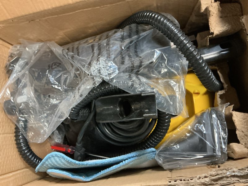 Condition photo showing As Is for McCulloch MC1275 Heavy-Duty Steam Cleaner, 45 Minute Runtime, 18 Accessories: Mop Head, Brushes, & More - Built for Home, Tile, Grout, Carpet, Furniture, & Personal Car Detailing