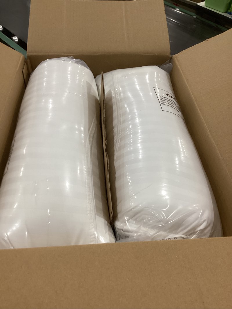 Condition photo showing Brand New for Beckham Hotel Collection Bed Pillows Standard/Queen Size Set of 2 - Original Soft Down Alternative Pillow for Sleeping - Soft Support for Back, Stomach or Side Sleepers Queen / Standard White