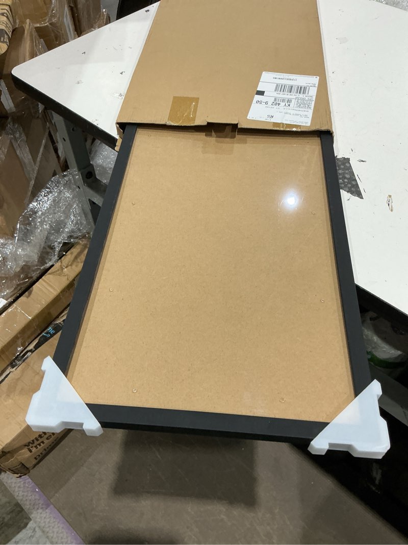 Condition photo showing Good Condition for upsimples 12x36 picture frame, display pictures 10x30 with mat or 12 x 36 without, wall hanging long frames, black, 1 pack black 12x36