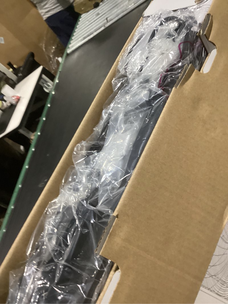 Condition photo showing New/Like New for utilitech 20-in 120-volt 3-speed high velocity indoor black box fan