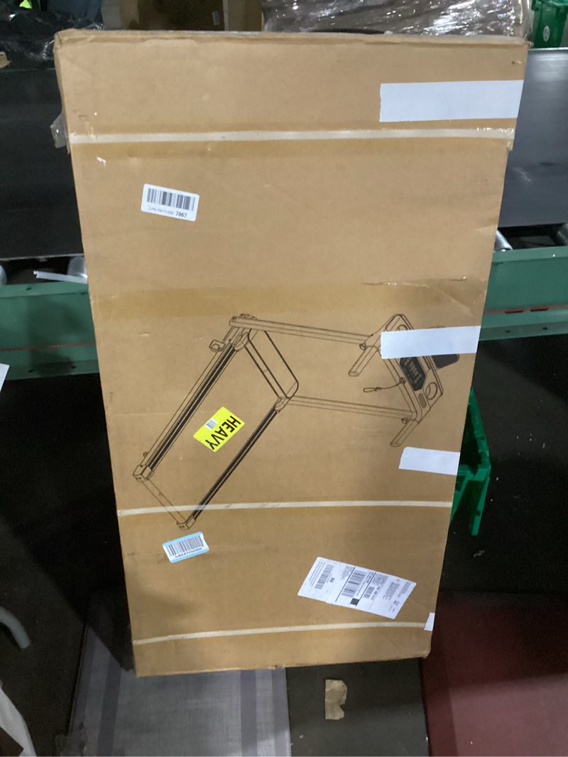 Condition photo showing New/Like New for Treadmill with 8% Incline, Walking Pad Treadmill with Handle Bar, Portable Folding Treadmills for Running and Walking, 3.0HP Brushless Motorized, 5 Layers Shock-Absorbing