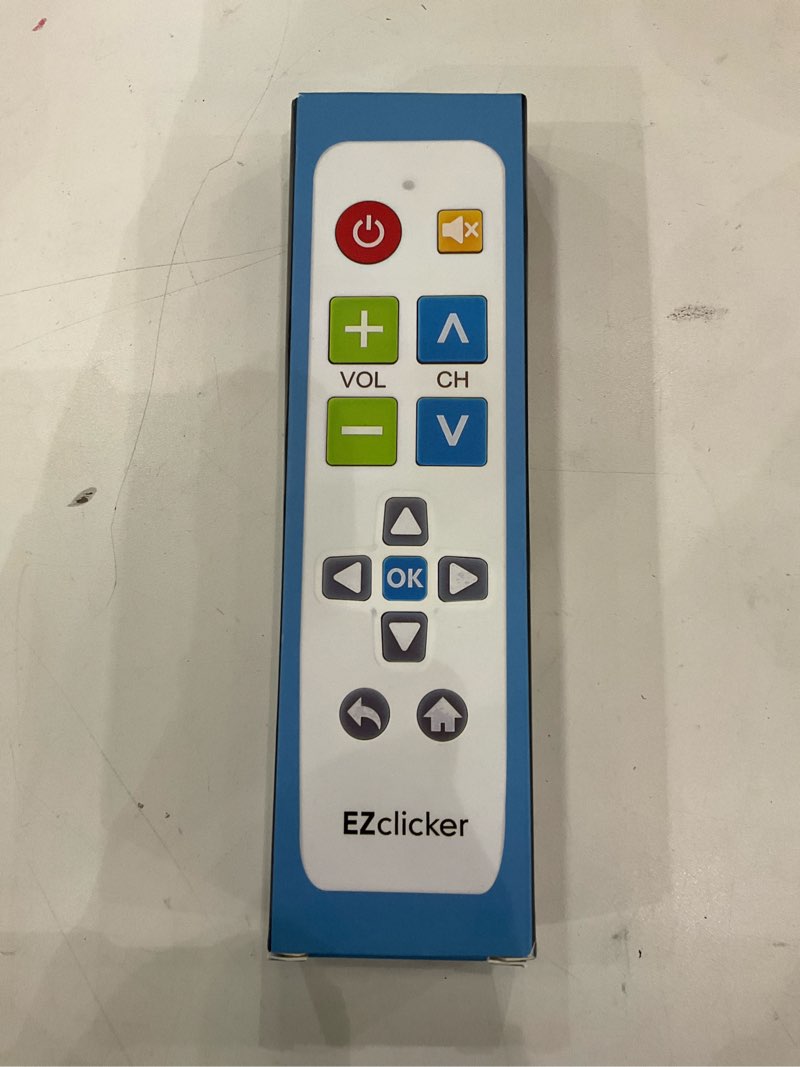 Condition photo showing New/Like New for Plus Big Button Universal TV Remote (White) Simple Easy to Use, Works with Major TV Brands (2xAAA Batteries Not Included)