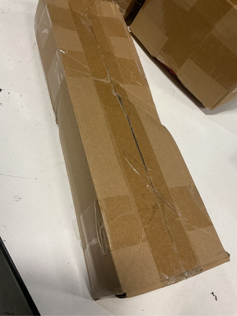 Condition photo showing New/Like New for enjoybasics double curtain rod?blackout wrap-around curtain rods for windows 66 to 120 inch for room darkening curtains?adjustable from 32 to 129 inch, matte black black 32-129"