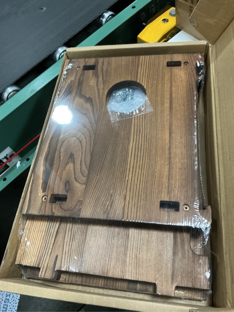 Condition photo showing New/Like New for router shelf projector shelf projector stand router storage box modem cable router cover organized power strip cable management hider rack by solid wood need assembly ss